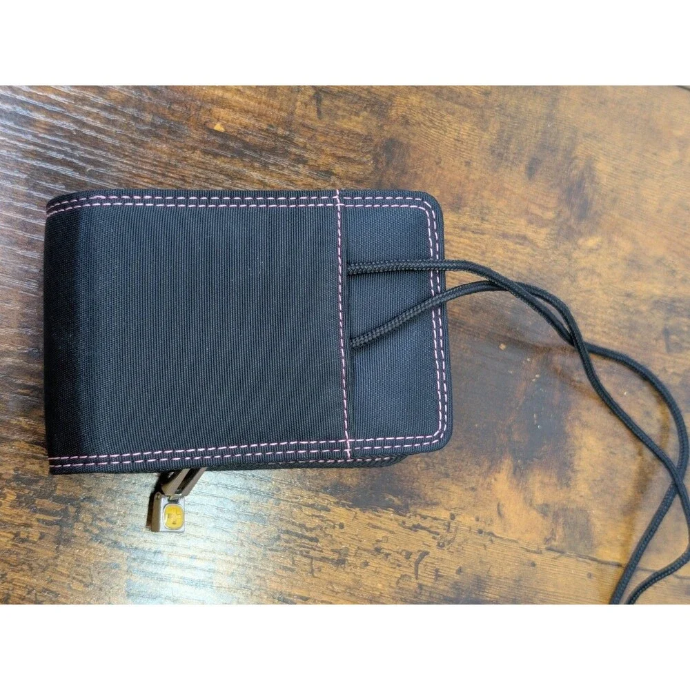 SWISS GEAR RHEA SMALL CAMERA Case GoPRO Case Size Black PINK STITCHING
